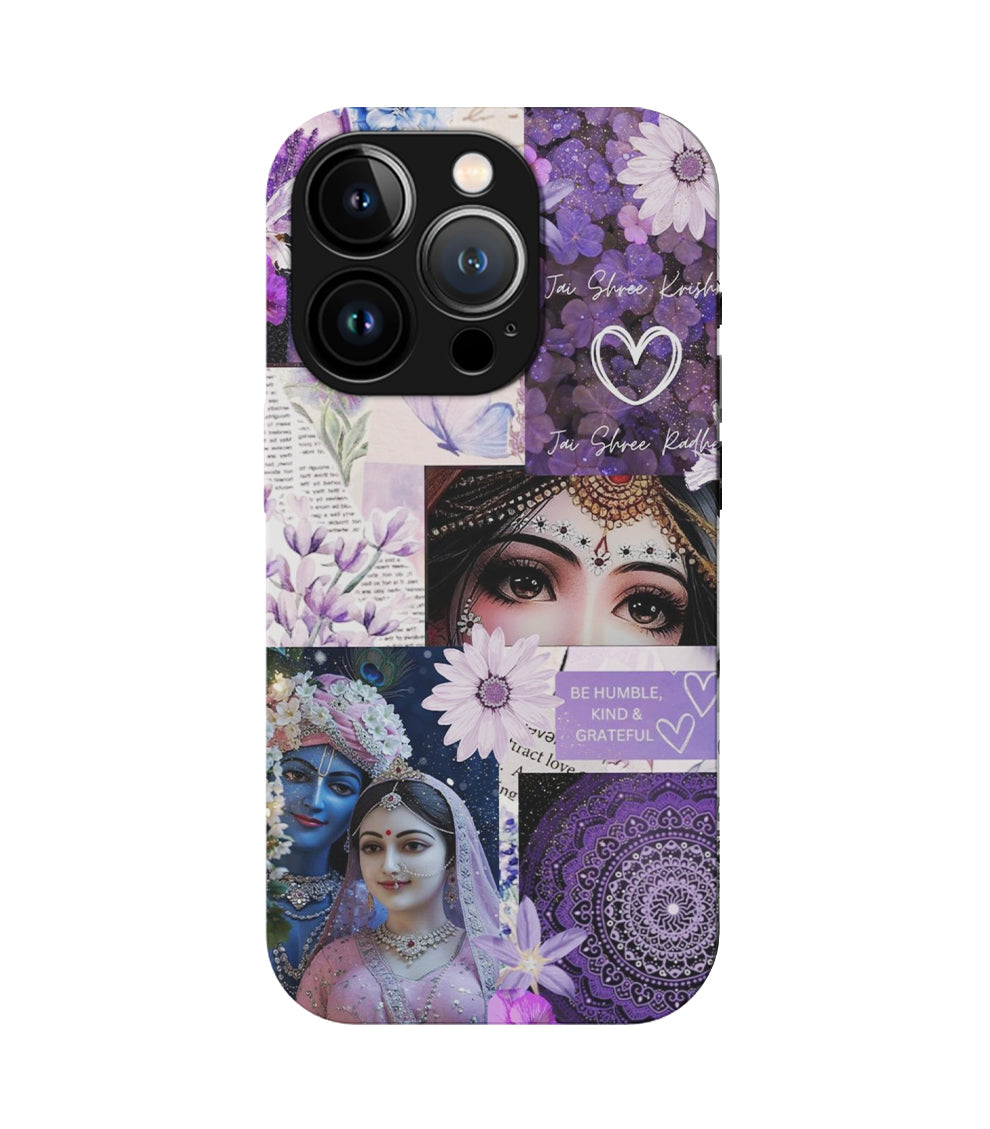 Lord Krishna Glass Case Design 08