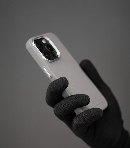 Luxury gray shockproof phone cover with premium finish