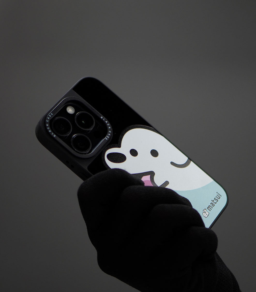 Stylish Matsui phone case with cheerful dog graphic for pet lovers