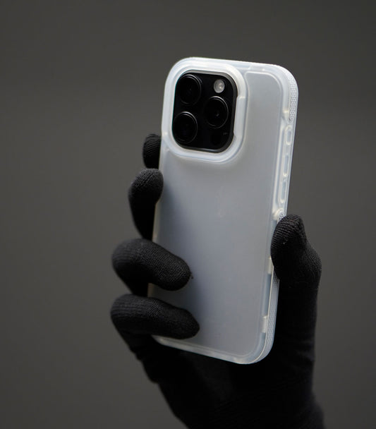 Transparent frosted protective case for all smartphones