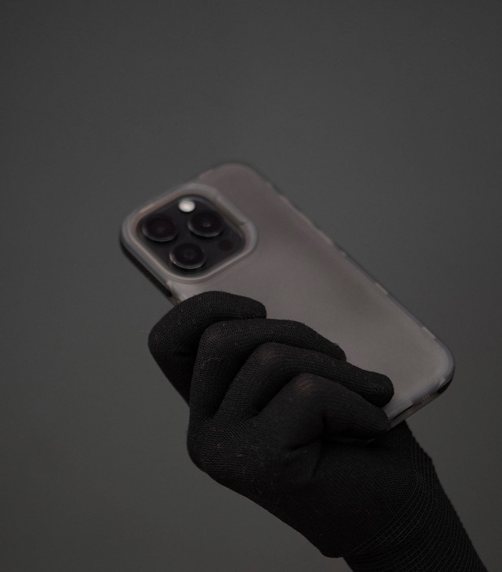 Universal transparent dark case with slim protective build