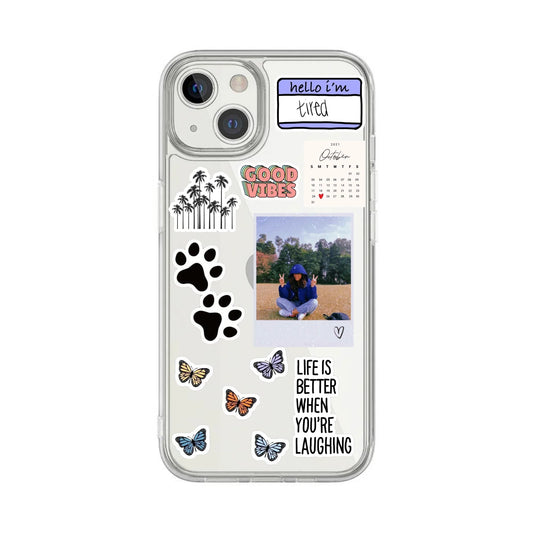 Custom Love Polaroid Clear Case 05