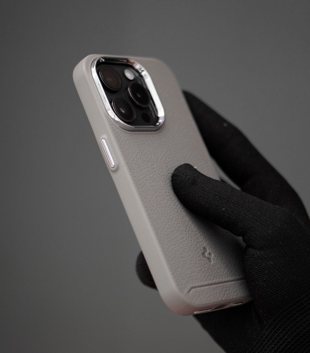 Elegant gray smartphone case with anti-slip and durable protection