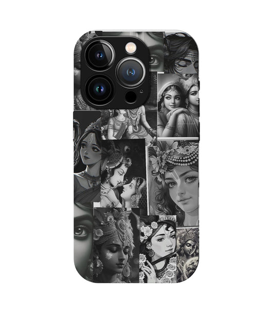 Lord Krishna Glass Case Design 02